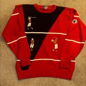 Vintage US Open golf sweater
